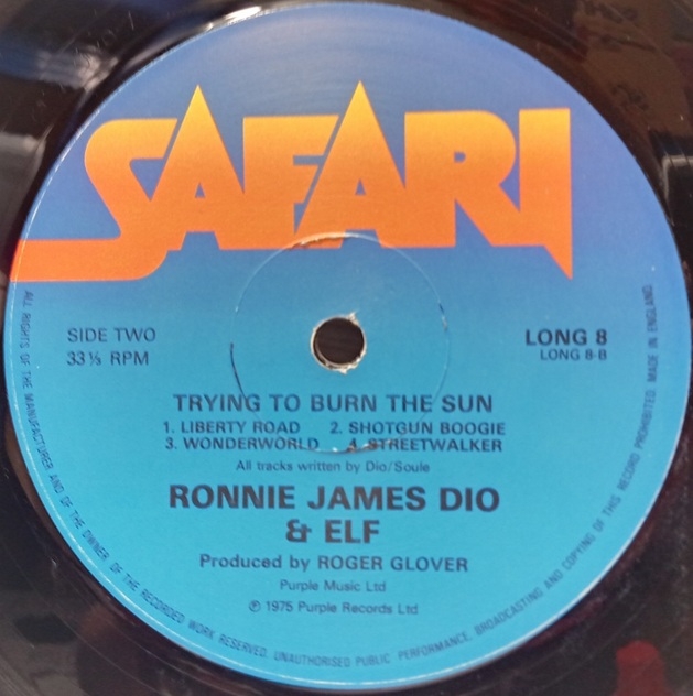 ELF & Ronny James Dio -Trying to burn the Sun - Vinyl Schallplatte