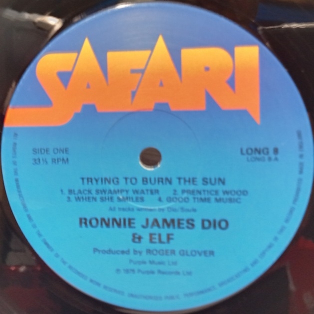 ELF & Ronny James Dio -Trying to burn the Sun - Vinyl Schallplatte