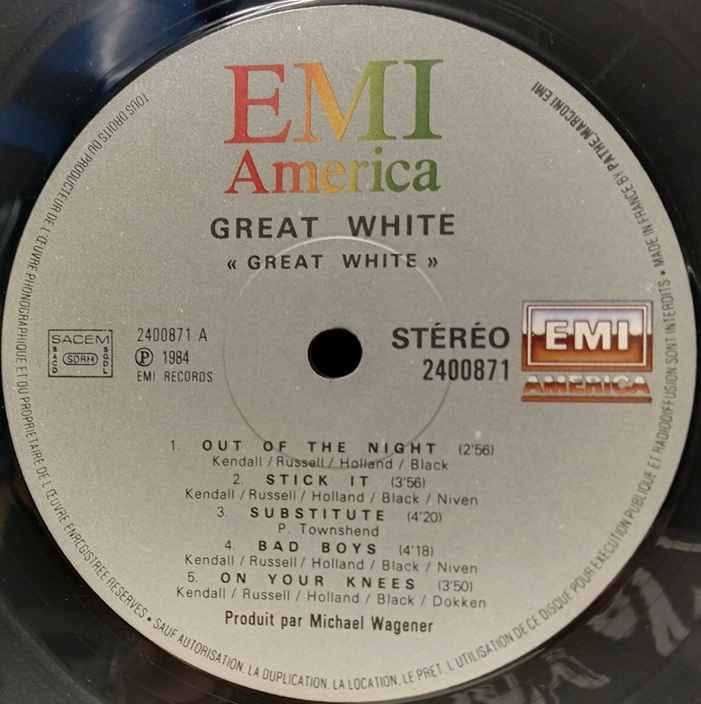 Great White - Great White - Vinyl Schallplatte