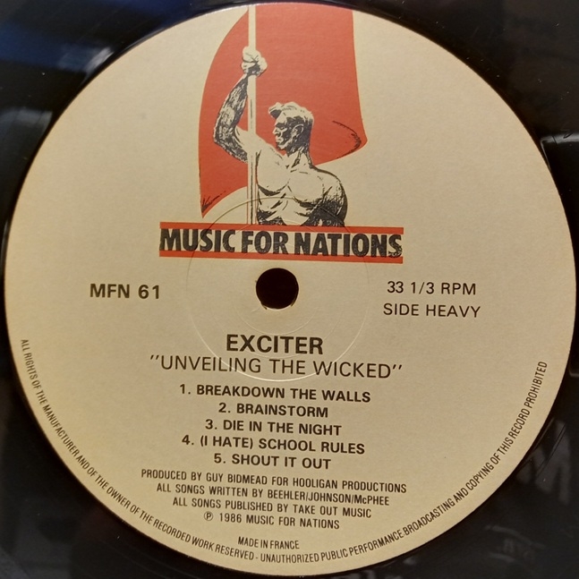 Exciter - Unveilig the Wicked - Vinyl Schallplatte