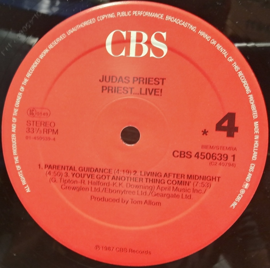 Judas Priest -Priest Live - Vinyl Schallplatte