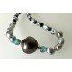 Tahiti-Keshi Kulturperlencollier 9411