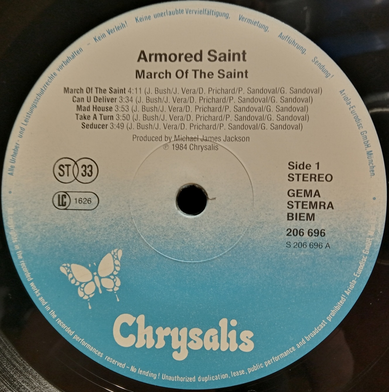 Amored Saint - March of the Saint - Schallplatte Vinyl