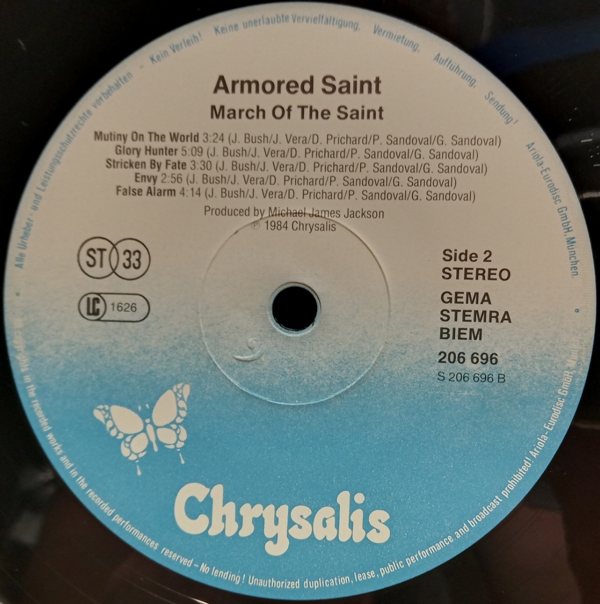 Amored Saint - March of the Saint - Schallplatte Vinyl