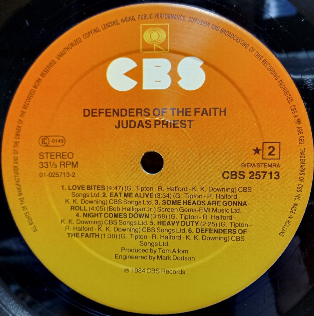 Judas Priest - Defenders of the Faith - Schallplatte Vinyl