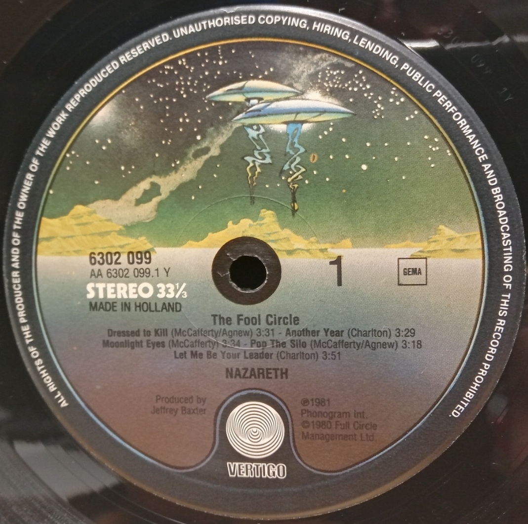 Nazareth - The Foole Circle - Schallplatte Vinyl