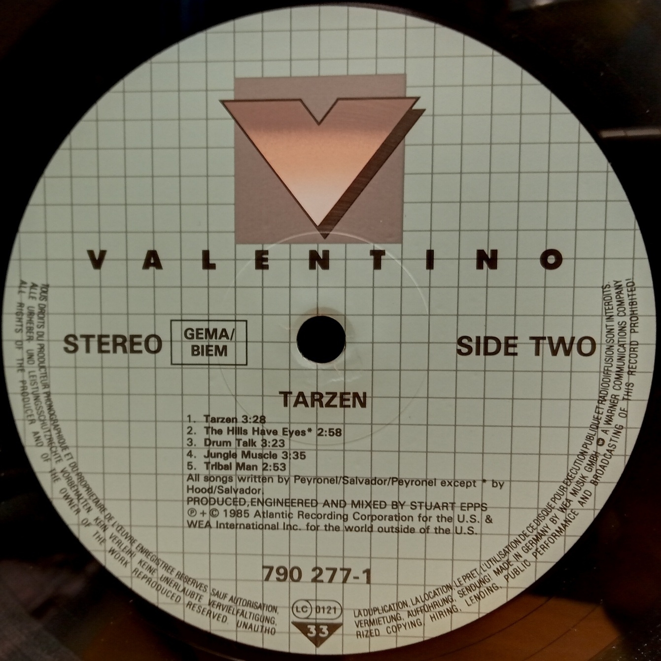 Tarzen - Debut Album - Schallplatte Vinyl