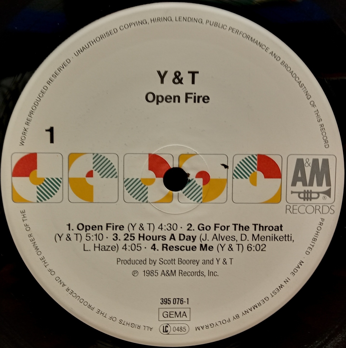 Y & T - Open Fire - Schallplatte Vinyl