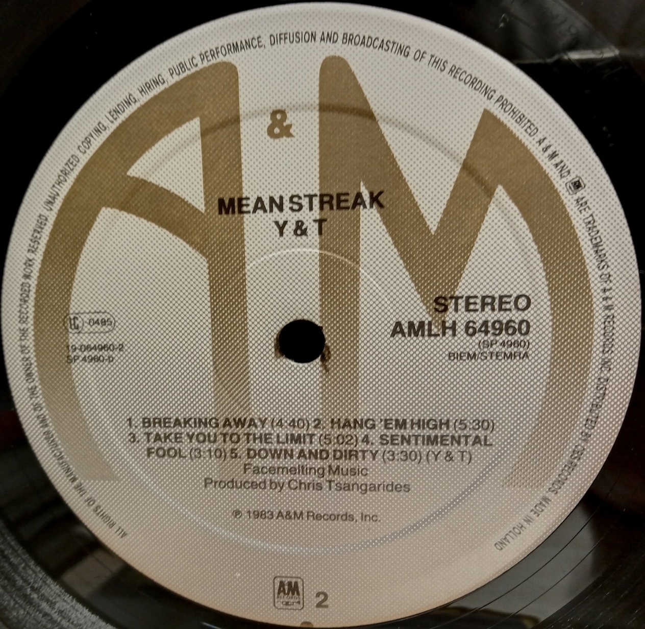 Y & T - Mean Streake - Schallplatte Vinyl