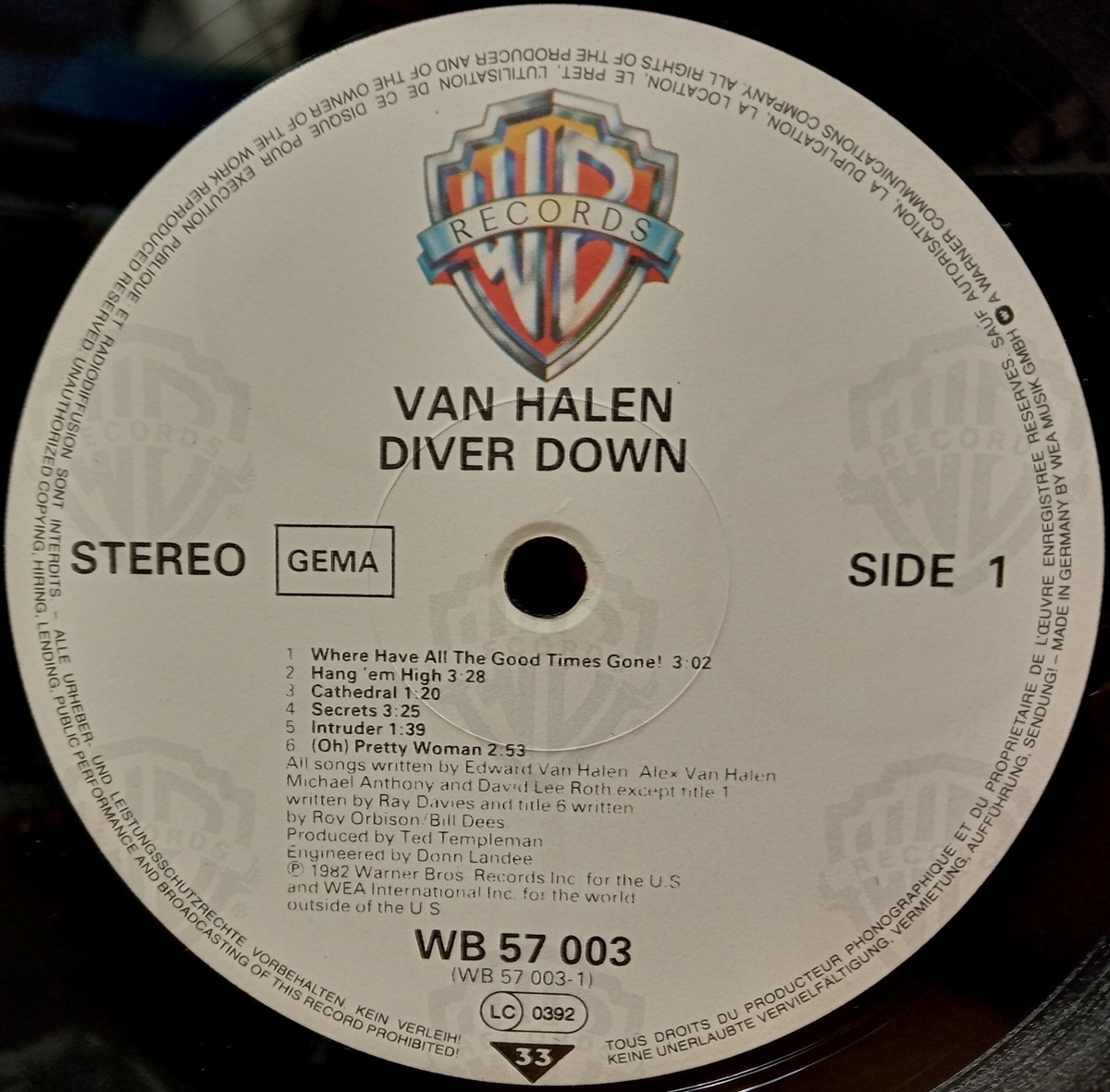 Van Halen - Diver Down