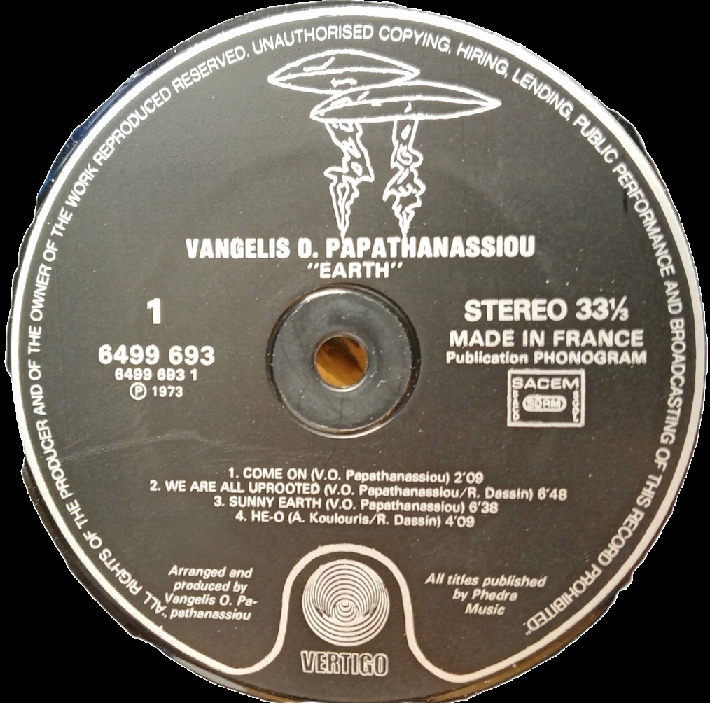 Vangelis - Earth - Schallplatte Vinyl