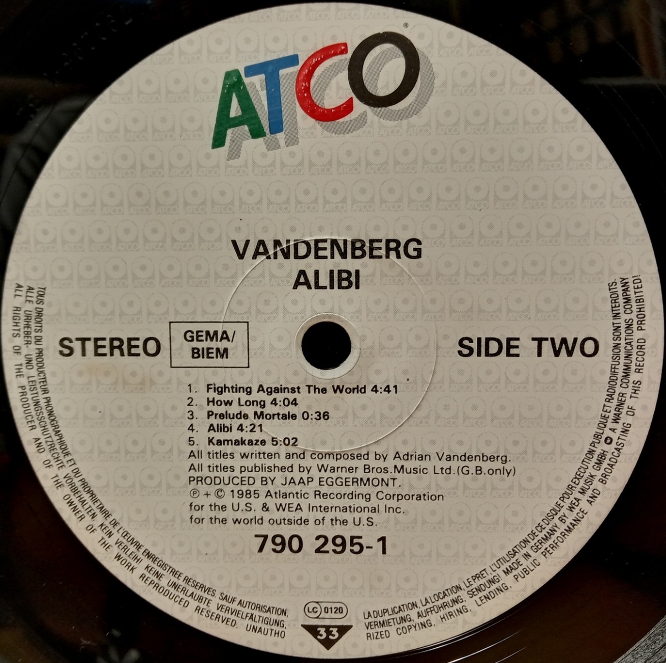 Vandenberg - Alibi