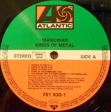 Manowar - Kings of Metal