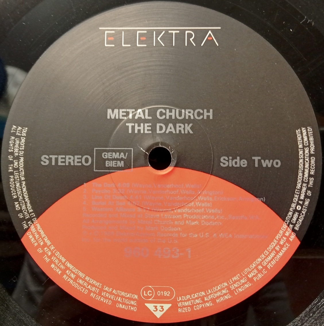 Metal Church - The Dark - Schallplatte Vinyl