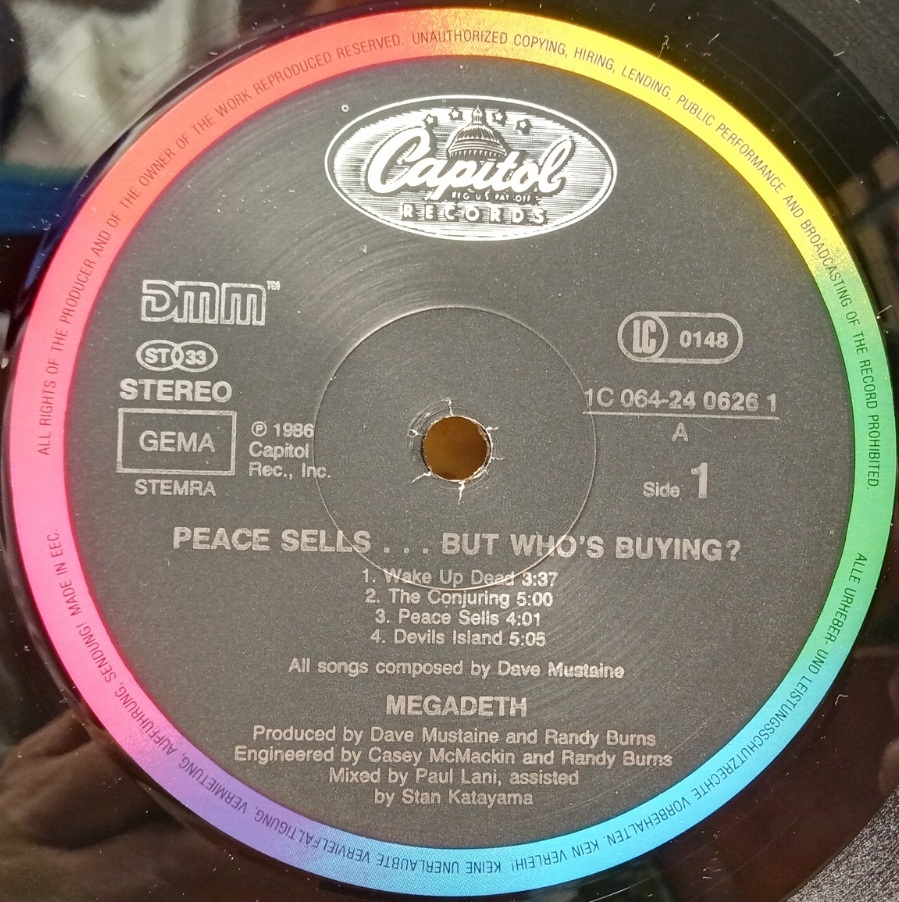 Megadeth - Peace Sells... But Who's Buying