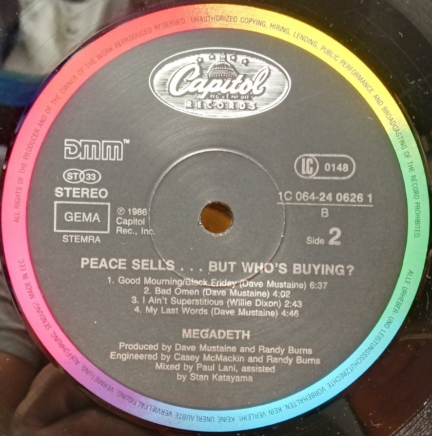 Megadeth - Peace Sells... But Who's Buying