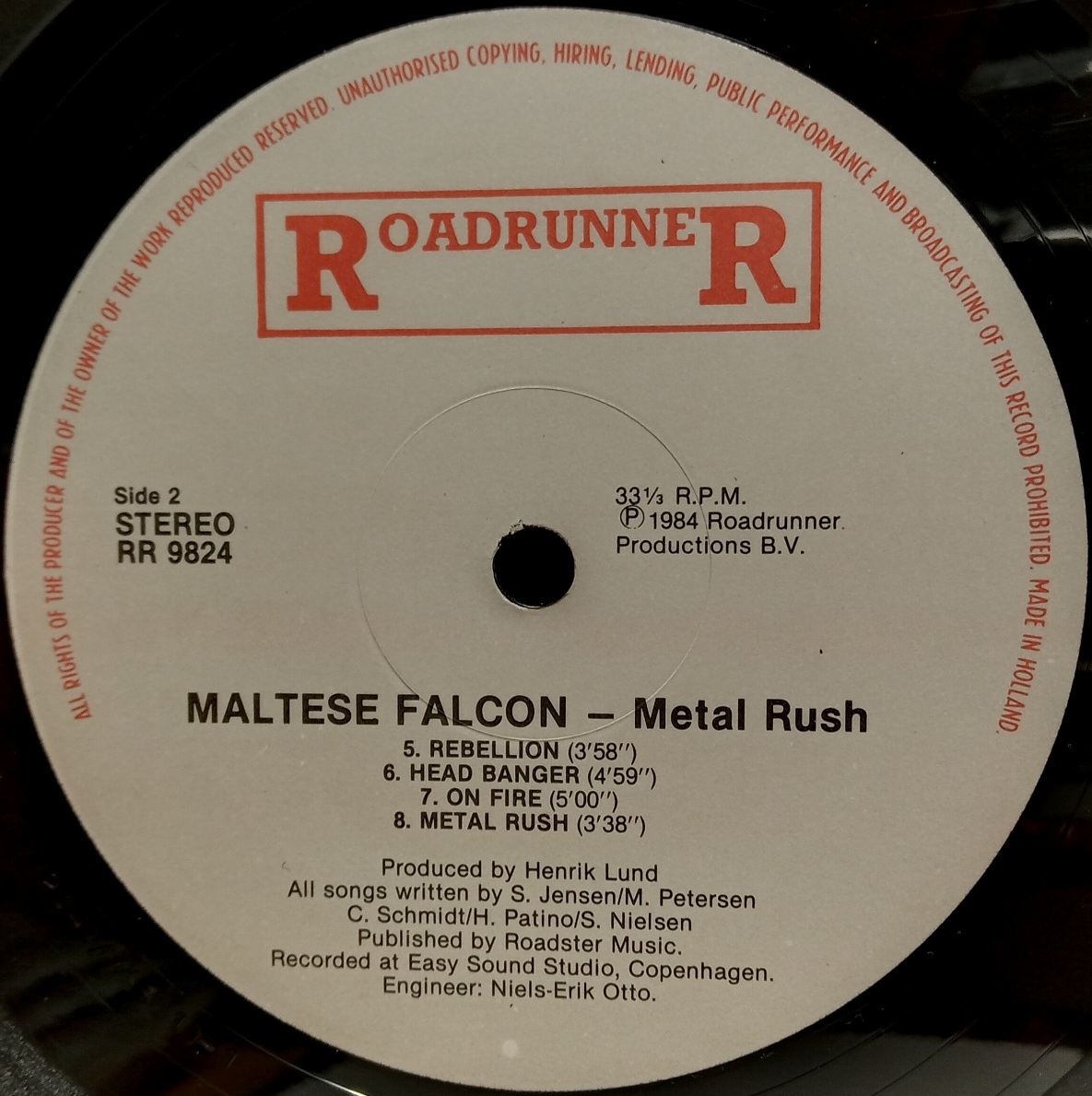 Maltese Falcon -Metal Rush - Schallplatte Vinyl