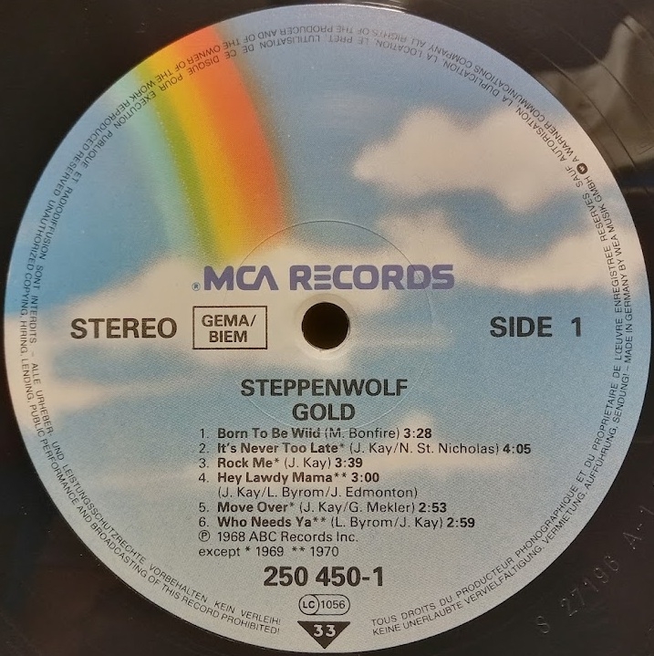 Steppenwolf - Gold