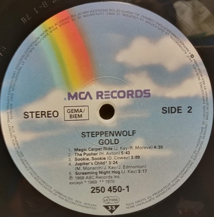 Steppenwolf - Gold - Schallplatte Vinyl