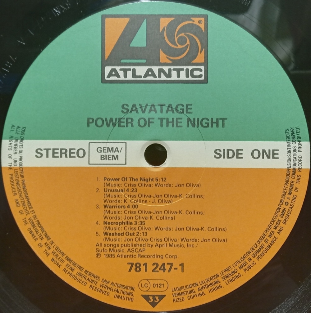 Savatage – Power Of The Night