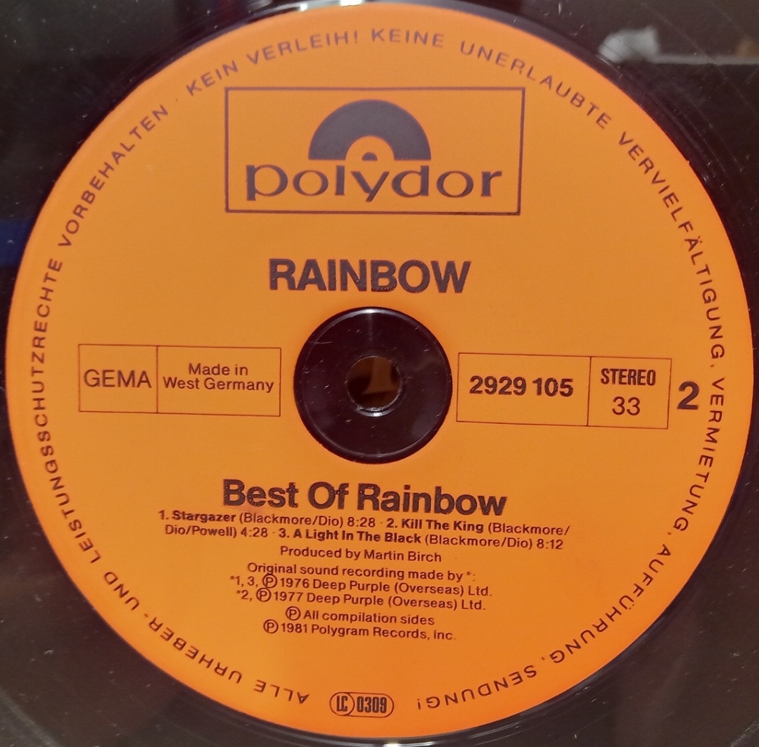 Rainbow - The Best Of Rainbow 2-LP - Schallplatte Vinyl