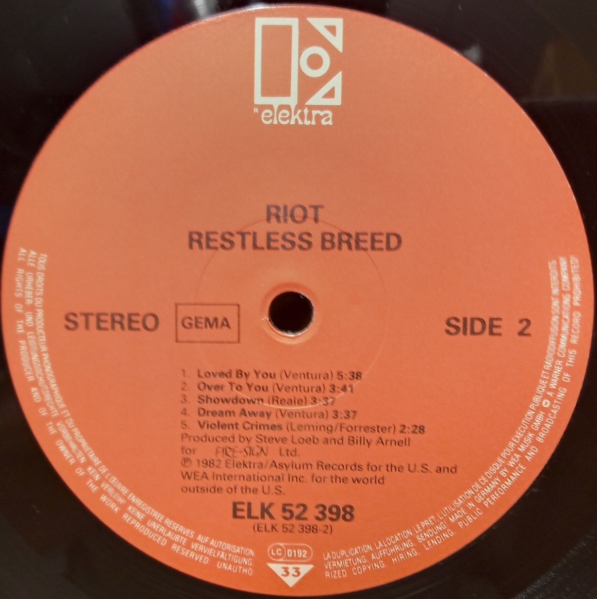 Riot - Restless Breed