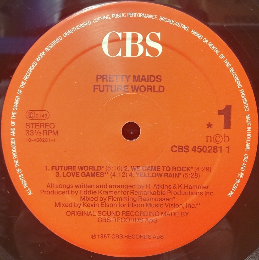 Pretty Maids - Future World - Schallplatte Vinyl
