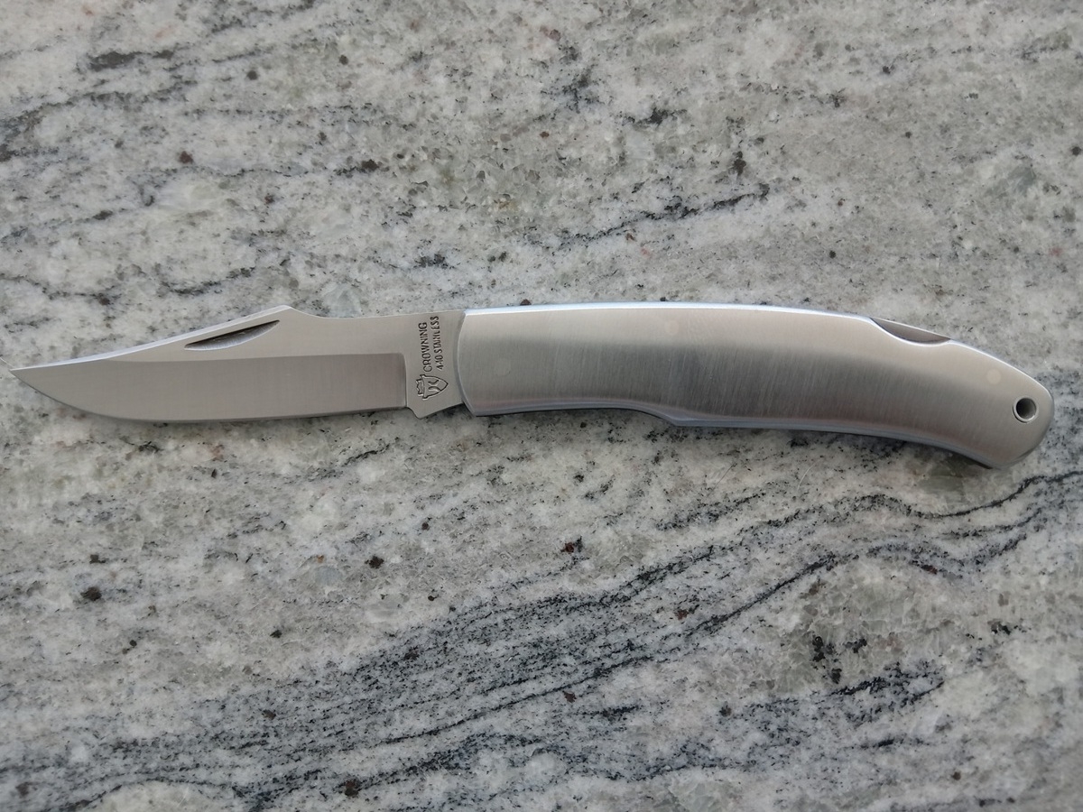 JC Crowning Ganzstahl Messer 85mm